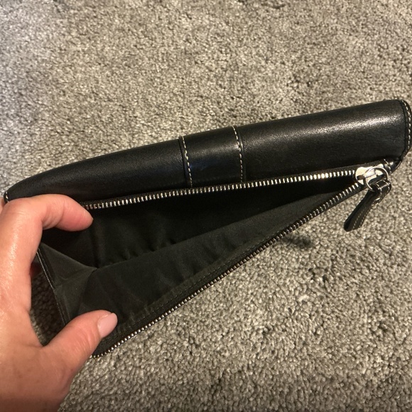 Coach Vintage Black Leather Wallet - Picture 3 of 10